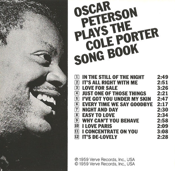 Oscar Peterson - Oscar Peterson Plays The Cole Porter Songbook (CD) | Near Mint- (NM-) Near Mint (NM)-