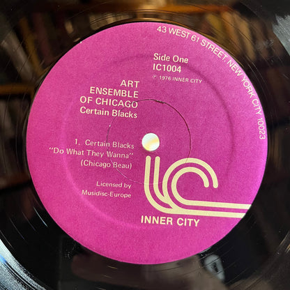 The Art Ensemble Of Chicago - Certain Blacks (LP) | Excellent (EX)-