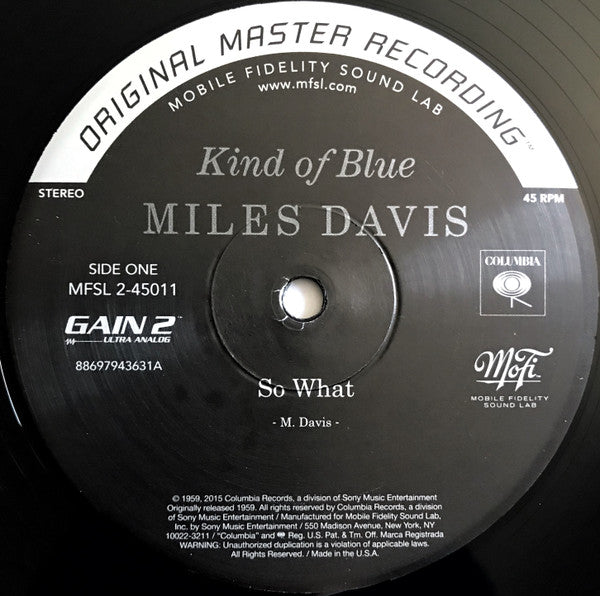 Miles Davis - Kind Of Blue (2xVINYL BOX SET / MFSL) | Near Mint- (NM-) Near Mint- (NM-)-
