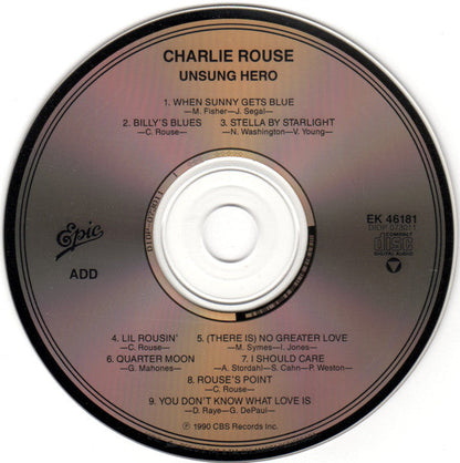 Charlie Rouse - Unsung Hero (CD) | Near Mint (NM) Near Mint (NM)-