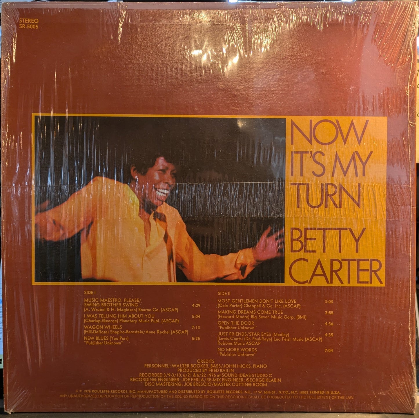 Betty Carter - Now It's My Turn (VINYL) | Near Mint (NM) Near Mint (NM)-