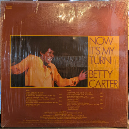 Betty Carter - Now It's My Turn (VINYL) | Near Mint (NM) Near Mint (NM)-