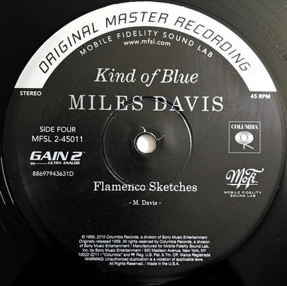 Miles Davis - Kind Of Blue (2xVINYL BOX SET / MFSL) | Near Mint- (NM-) Near Mint- (NM-)-
