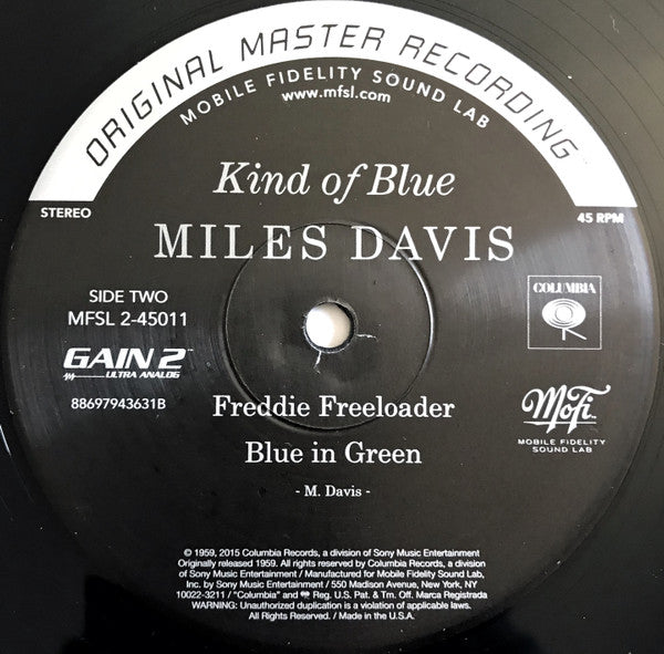 Miles Davis - Kind Of Blue (2xVINYL BOX SET / MFSL) | Near Mint- (NM-) Near Mint- (NM-)-