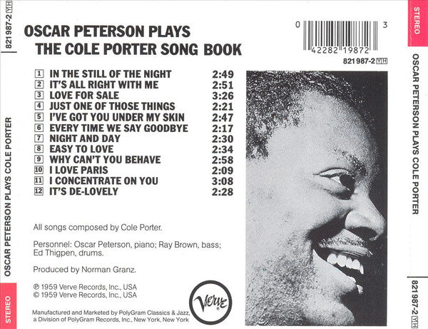 Oscar Peterson - Oscar Peterson Plays The Cole Porter Songbook (CD) | Near Mint- (NM-) Near Mint (NM)-