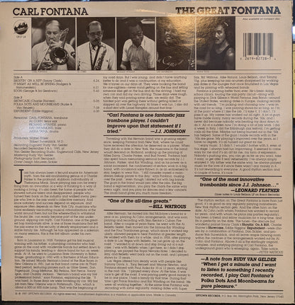 Carl Fontana - The Great Fontana (VINYL) | Near Mint (NM) Near Mint (NM)-