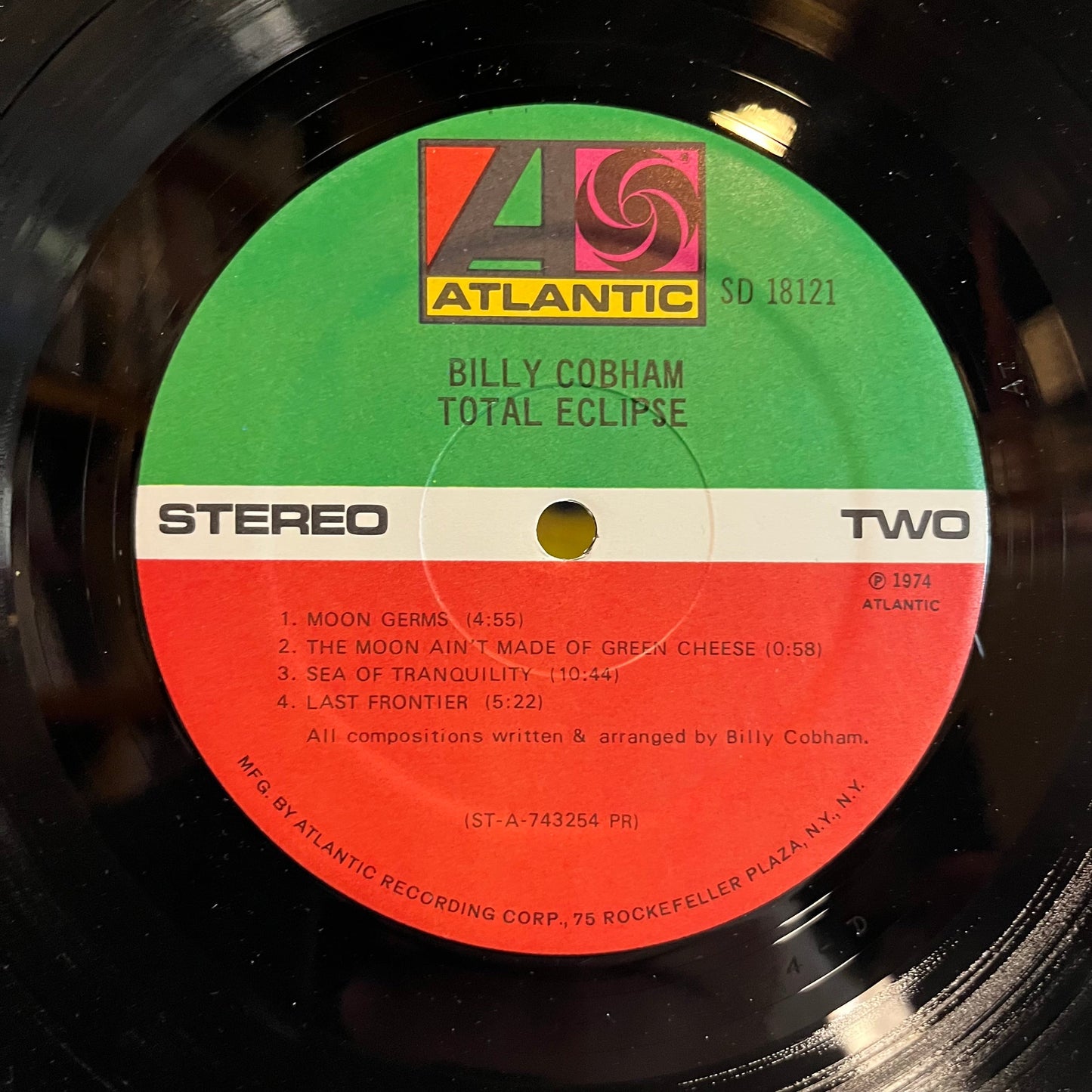 Billy Cobham - Total Eclipse (VINYL) | Near Mint- (NM-) Excellent+ (EX+)-
