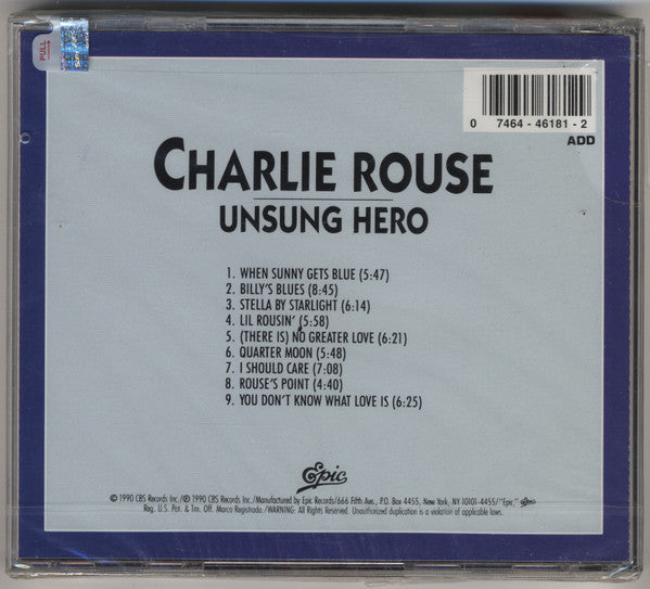 Charlie Rouse - Unsung Hero (CD) | Near Mint (NM) Near Mint (NM)-