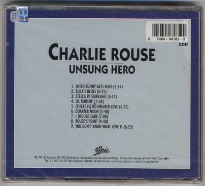 Charlie Rouse - Unsung Hero (CD) | Near Mint (NM) Near Mint (NM)-