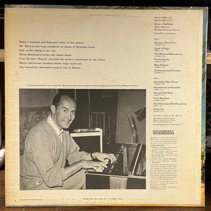 Henry Mancini And His Orchestra And Chorus - Music Of Hawaii (VINYL) | Near Mint- (NM-) Excellent+ (EX+)-