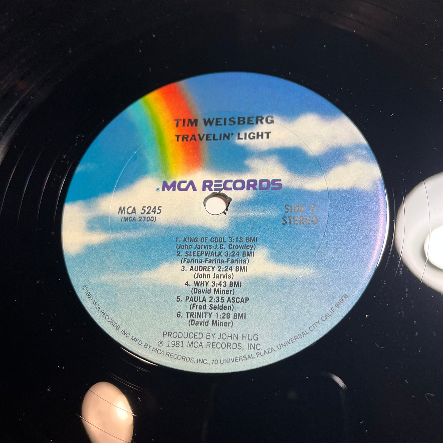 Tim Weisberg - Travelin' Light (LP) | Near Mint (NM)-