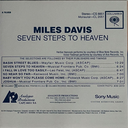 Miles Davis - Seven Steps To Heaven | Near Mint (NM) Near Mint (NM)-