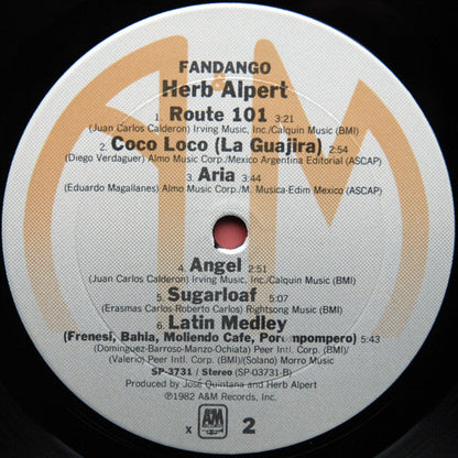 Herb Alpert - Fandango | Near Mint (NM) Near Mint (NM)-
