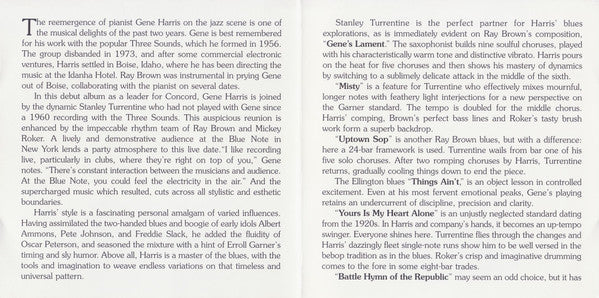 The Gene Harris Trio Plus One - The Gene Harris Trio Plus One (SACD) | Near Mint (NM) Near Mint (NM)-