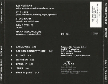 Pat Metheny Group - Offramp (CD CLUB) | Near Mint (NM) Excellent+ (EX+)-