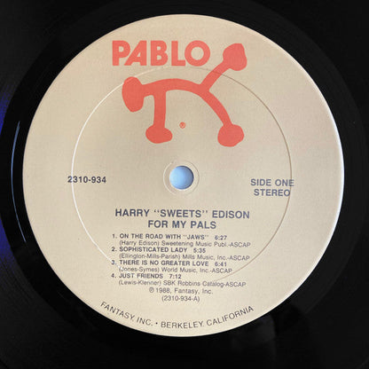 Harry Edison - For My Pals (VINYL) | Near Mint (NM) Near Mint (NM)-