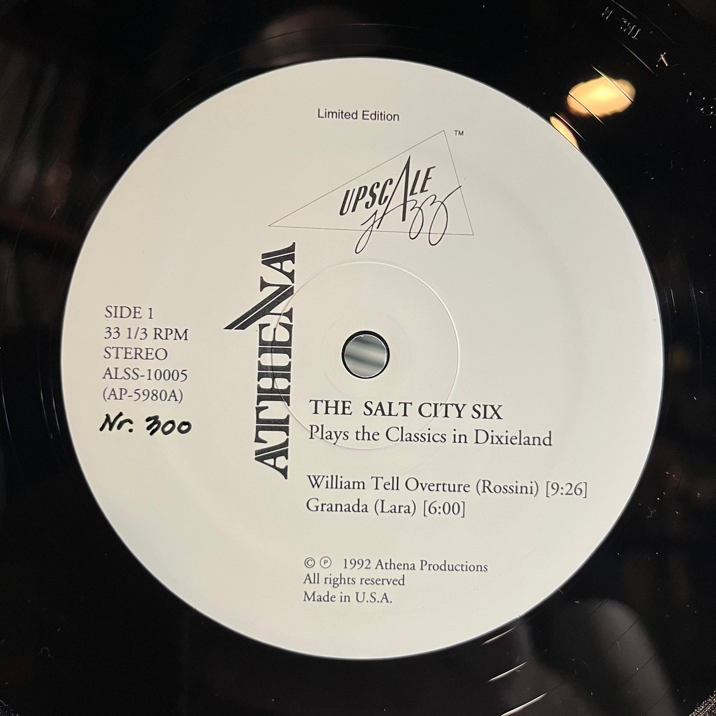 Salt City Six - Salt City Six Plays The Classics In Dixieland (VINYL) | Near Mint (NM) Near Mint (NM)-