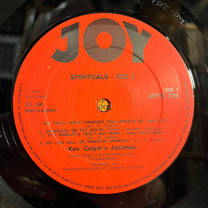 Ken Colyer's Jazzmen - Spirituals Volume 1 *UK* | Near Mint (NM) Near Mint (NM)-