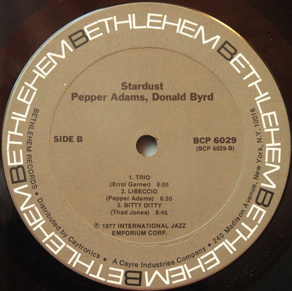 Pepper Adams - Stardust - The Bethlehem Years | Near Mint (NM) Very Good Plus (VG+)-