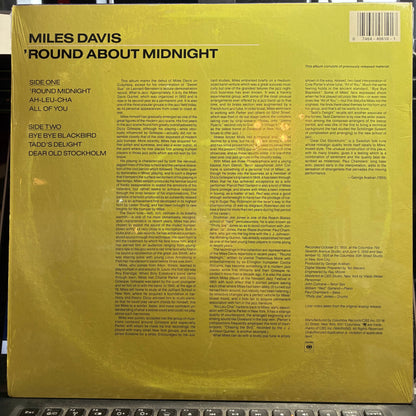 Miles Davis - 'Round About Midnight (VINYL) | Near Mint (NM or M-) Excellent+ (EX+)-