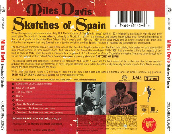 Miles Davis - Sketches Of Spain (SACD) | Near Mint (NM) Near Mint (NM)-