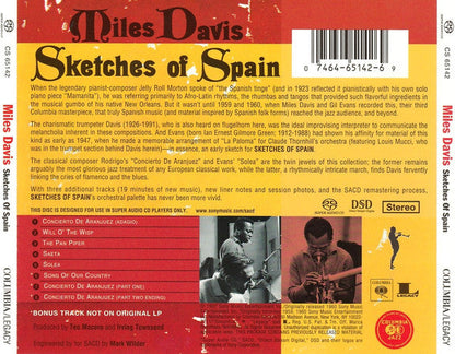 Miles Davis - Sketches Of Spain (SACD) | Near Mint (NM) Near Mint (NM)-