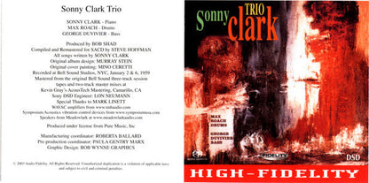 Sonny Clark Trio - Sonny Clark Trio (SACD) | Near Mint (NM or M-)-