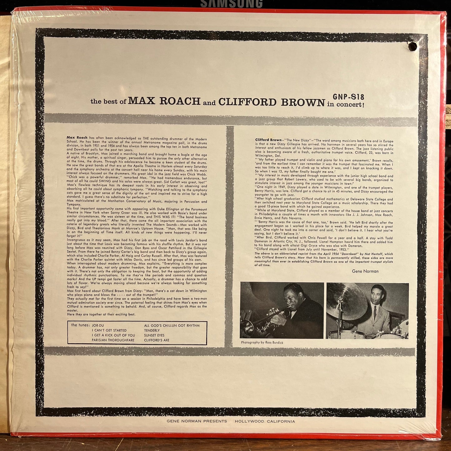 Clifford Brown And Max Roach - The Best Of Max Roach And Clifford Brown In Concert (VINYL) | Near Mint (NM) Near Mint (NM)-