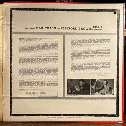 Clifford Brown And Max Roach - The Best Of Max Roach And Clifford Brown In Concert (VINYL) | Near Mint (NM) Near Mint (NM)-