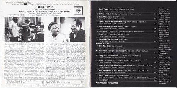 Duke Ellington - First Time! The Count Meets The Duke (SACD) | Near Mint (NM or M-)-