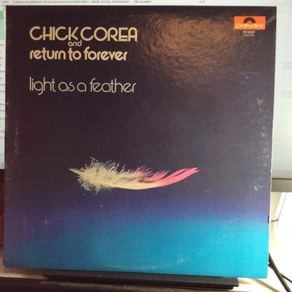 Chick Corea - Light As A Feather ( VINYL LP Polydor ‎– PD 5525, Polydor ‎– PD-5525) | USED Near Mint (NM) Excellent (EX)-
