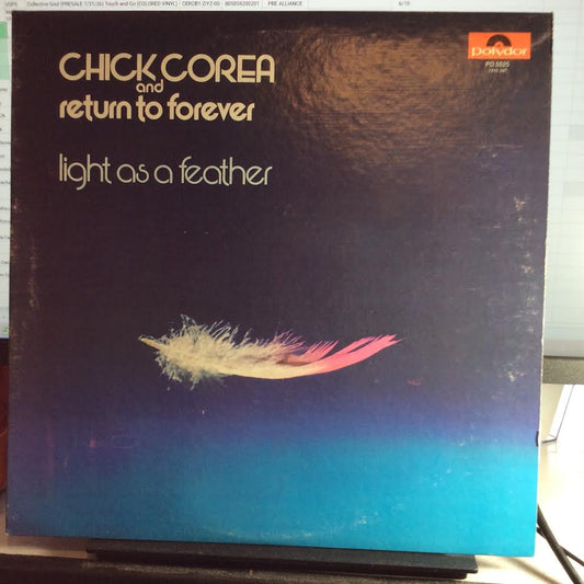 Chick Corea - Light As A Feather ( VINYL LP Polydor ‎– PD 5525, Polydor ‎– PD-5525) | USED Near Mint (NM) Excellent (EX)-