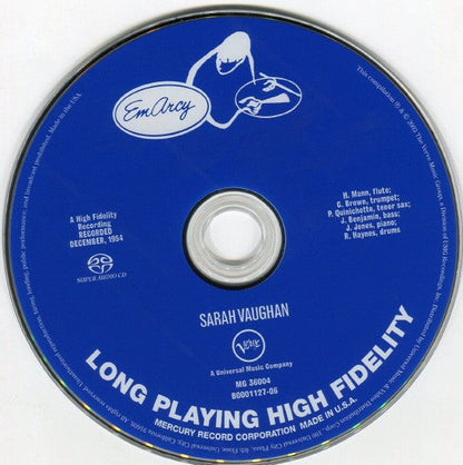 Sarah Vaughan - Sarah Vaughan (SACD) | Near Mint (NM) Near Mint (NM)-