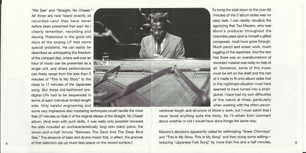Thelonious Monk - Straight, No Chaser (SACD) | Near Mint (NM) Near Mint (NM)-