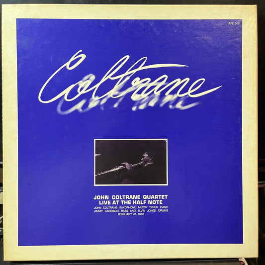 The John Coltrane Quartet - Live At The Half Note (VINYL BOX 3xLP AUDIO FIDELITY AFE 3-9 1984) | USED Near Mint (NM or M-) Near Mint- (NM-)-