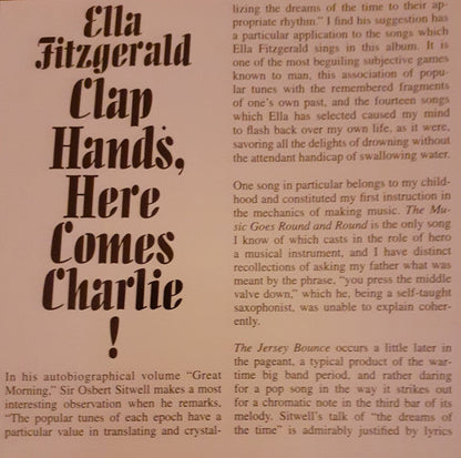 Ella Fitzgerald - Clap Hands, Here Comes Charlie! (SACD) | Near Mint (NM) Near Mint (NM)-