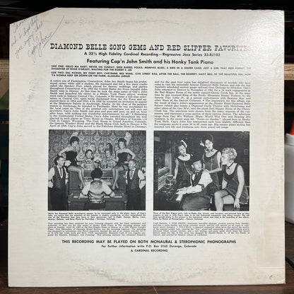 CAP'N JOHN SMITH - *SIGNED* Diamond Belle Songs Gems & Red Slipper Favorites (VINYL) | Near Mint (NM or M-)-