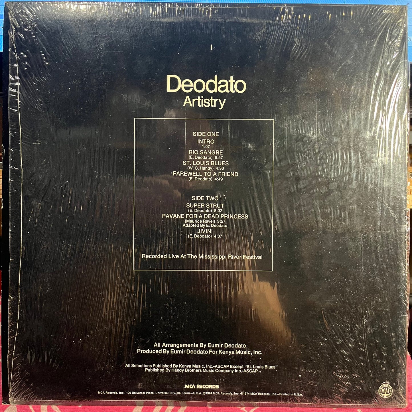 Eumir Deodato - Artistry *GLOVERSVILLE* | Near Mint (NM) Near Mint (NM)-