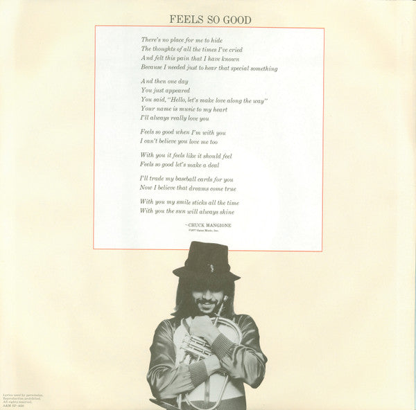Chuck Mangione - Feels So Good (VINYL) | Near Mint (NM) Excellent (EX)-