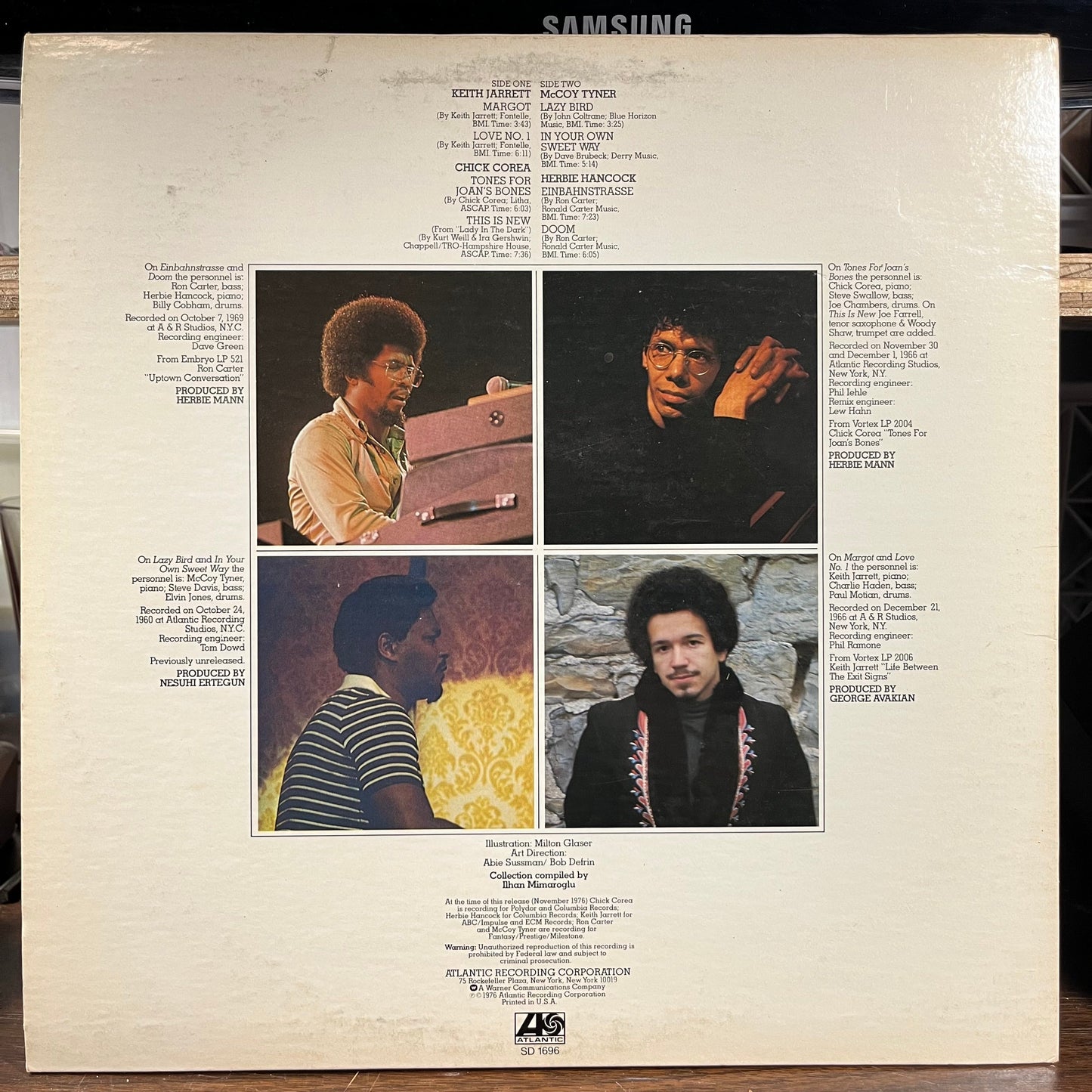 Chick Corea - Chick Corea, Herbie Hancock, Keith Jarrett, McCoy Tyner (LP) | Near Mint (NM) Excellent (EX)-