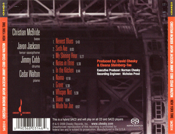Christian Mcbride - New York Time (SACD) | Near Mint (NM) Near Mint (NM)-