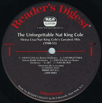 Nat King Cole - The Unforgettable | Near Mint (NM) Near Mint (NM)-