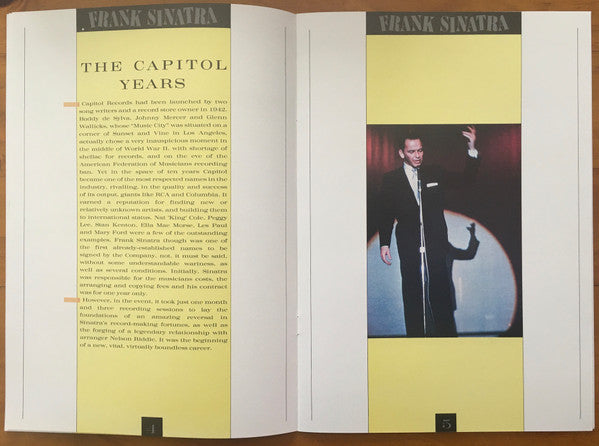 Frank Sinatra - The Capitol Years (20xVINYL BOX) | Near Mint (NM or M-) Very Good (VG)-