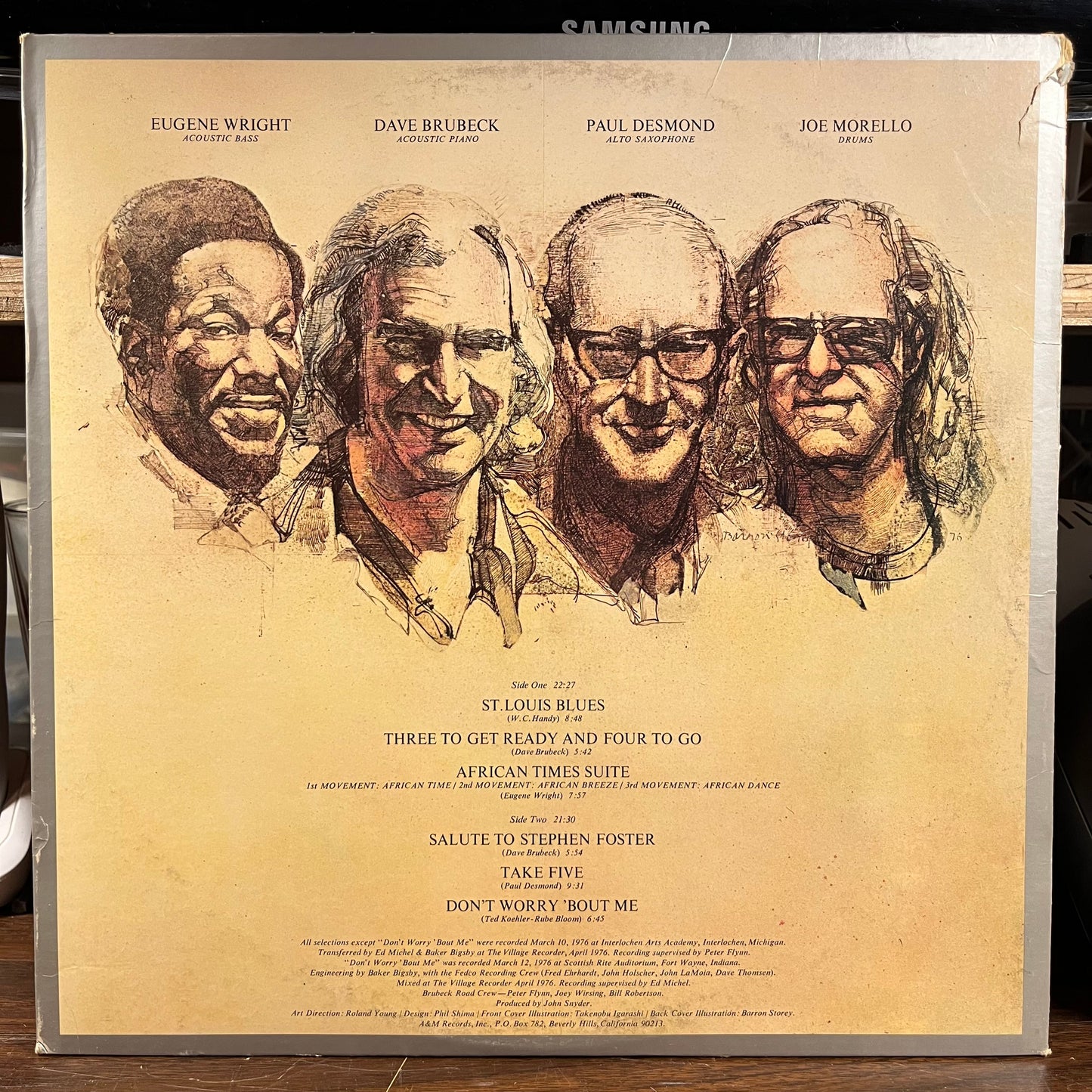 The Dave Brubeck Quartet - 25th Anniversary Reunion (VINYL) | Near Mint (NM) Excellent (EX)-