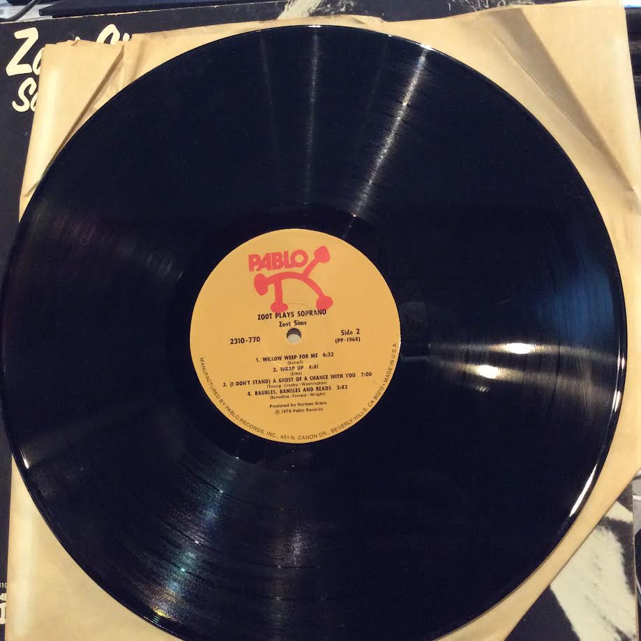 Zoot Sims - Soprano Sax (VINYL) | Near Mint (NM) Very Good Plus (VG+)-