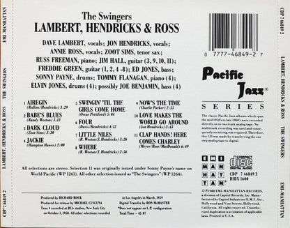Lambert, Hendricks & Ross - The Swingers! (CD) | Near Mint (NM) Near Mint (NM)-