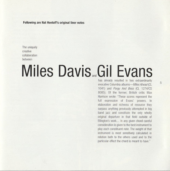 Miles Davis - Sketches Of Spain (SACD) | Near Mint (NM) Near Mint (NM)-