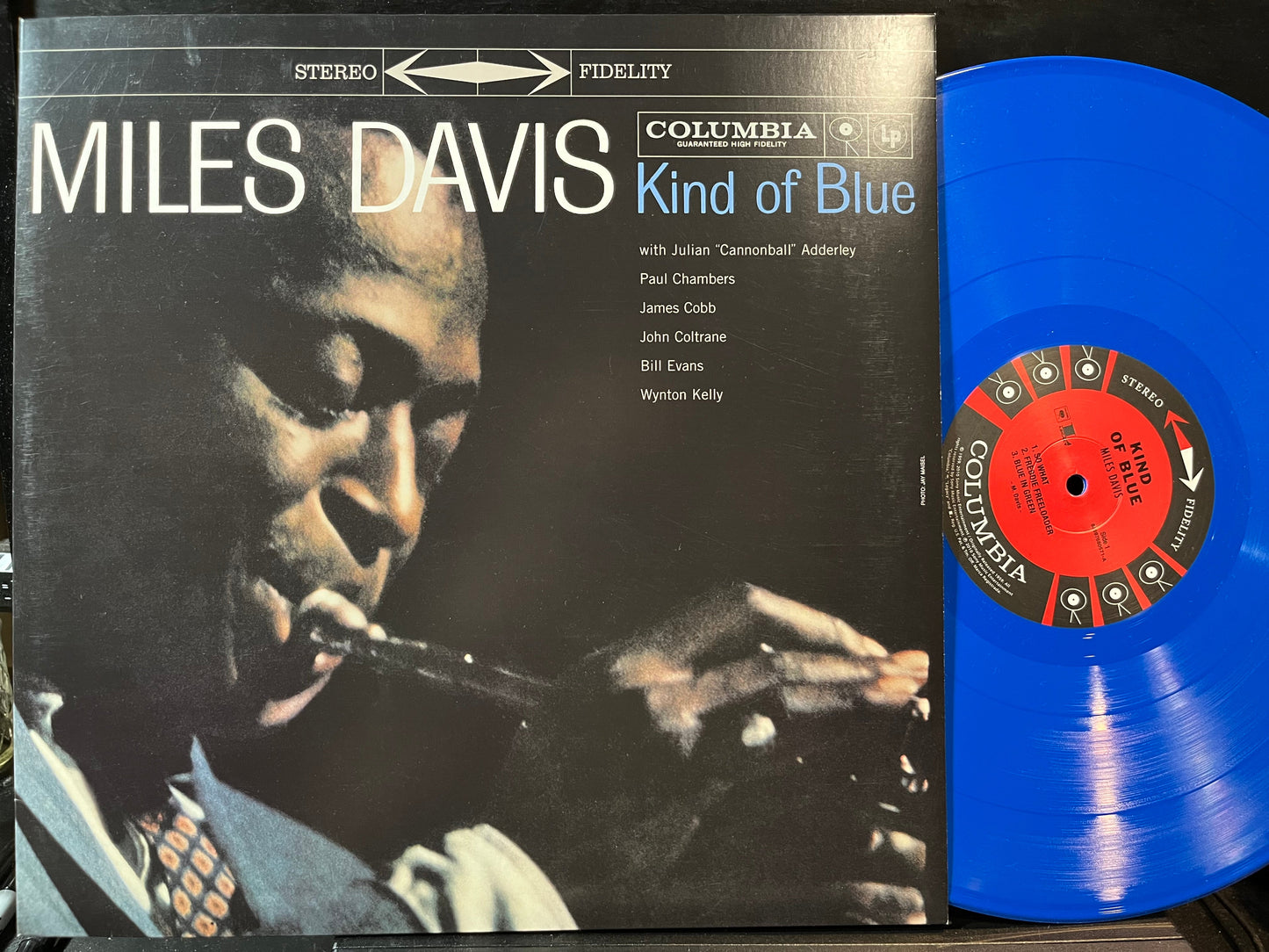 Miles Davis - Kind Of Blue (BLUE VINYL Columbia – 88697680571, Legacy – 88697680571 2023) | Near Mint (NM) Near Mint (NM)-