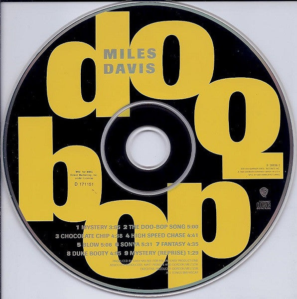Miles Davis - Doo-Bop (CD) | Near Mint (NM) Near Mint (NM)-