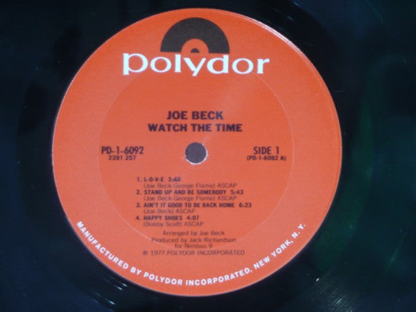 Joe Beck - Watch The Time | Very Good (VG)-